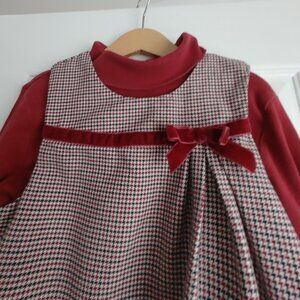 Classic herringbone jumper dress, size 8